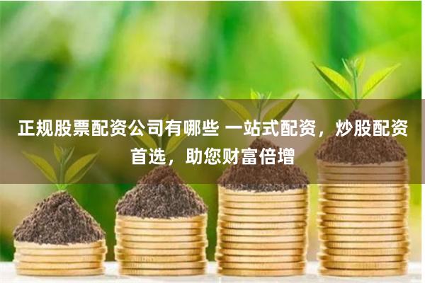 正规股票配资公司有哪些 一站式配资，炒股配资首选，助您财富倍增